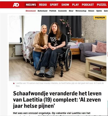 Artikel over Laetitia online in AD